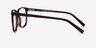California Clear Brown AcetateEyeglass Frames from EyeBuyDirect, Side View