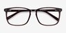California Clear Brown AcetateEyeglass Frames from EyeBuyDirect, Closed View