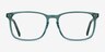 California Clear Green AcetateEyeglass Frames from EyeBuyDirect, Front View