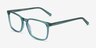 California Clear Green AcetateEyeglass Frames from EyeBuyDirect, Angle View