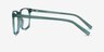 California Clear Green AcetateEyeglass Frames from EyeBuyDirect, Side View