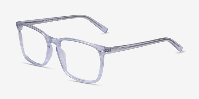 California Clear AcetateEyeglass Frames from EyeBuyDirect, Angle View