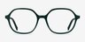 Pigment Green AcetateEyeglass Frames from EyeBuyDirect, Front View