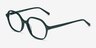 Pigment Green AcetateEyeglass Frames from EyeBuyDirect, Angle View