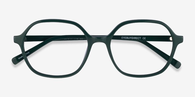 Pigment Green AcetateEyeglass Frames from EyeBuyDirect, Closed View