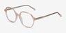 Pigment Clear Yellow AcetateEyeglass Frames from EyeBuyDirect, Angle View