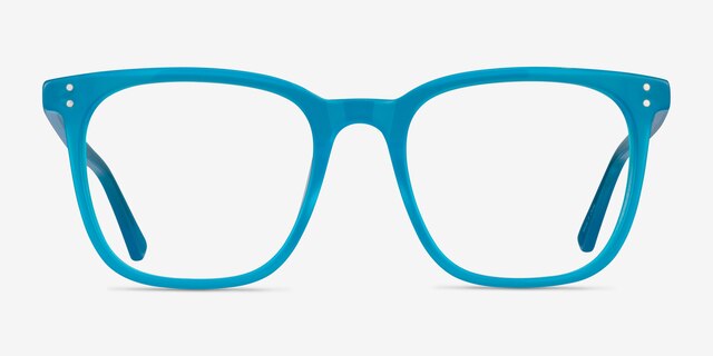 Boreal Aqua Blue AcetateEyeglass Frames from EyeBuyDirect, Front View