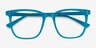 Boreal Aqua Blue AcetateEyeglass Frames from EyeBuyDirect, Closed View