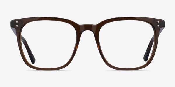 Boreal Clear Brown Acetate Eyeglass Frames