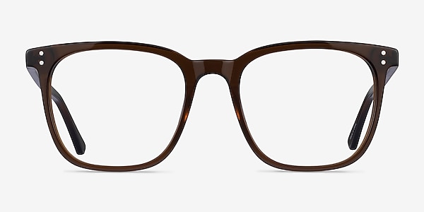 Boreal Clear Brown Acetate Eyeglass Frames