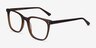 Boreal Clear Brown AcetateEyeglass Frames from EyeBuyDirect, Angle View