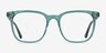 Boreal Clear Green AcetateEyeglass Frames from EyeBuyDirect, Front View
