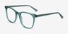 Boreal Clear Green AcetateEyeglass Frames from EyeBuyDirect, Angle View