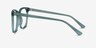 Boreal Clear Green AcetateEyeglass Frames from EyeBuyDirect, Side View