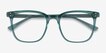 Boreal Clear Green AcetateEyeglass Frames from EyeBuyDirect, Closed View