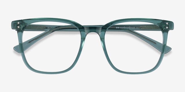 Boreal Clear Green AcetateEyeglass Frames from EyeBuyDirect, Closed View