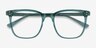 Boreal Clear Green AcetateEyeglass Frames from EyeBuyDirect, Closed View