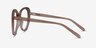Peony Clear Brown AcetateEyeglass Frames from EyeBuyDirect, Side View