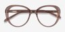 Peony Clear Brown AcetateEyeglass Frames from EyeBuyDirect, Closed View