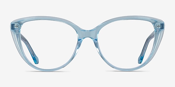 Destin Clear Blue Acetate Eyeglass Frames