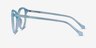 Destin Clear Blue AcetateEyeglass Frames from EyeBuyDirect, Side View