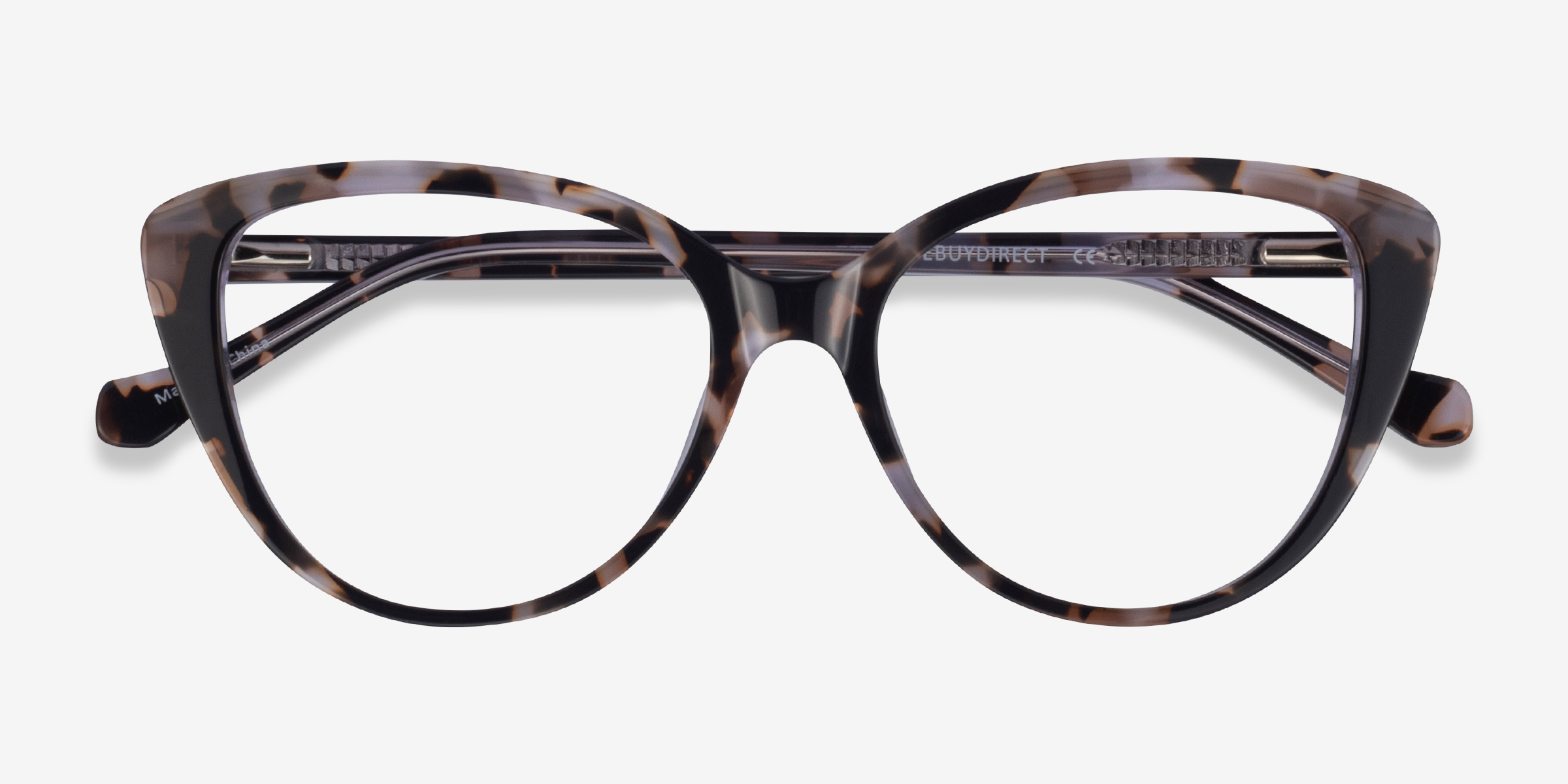 Destin Cat Eye Ivory Tortoise Glasses for Women | Eyebuydirect