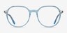 Niagara Clear Blue AcetateEyeglass Frames from EyeBuyDirect, Front View