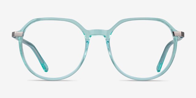 Niagara Clear Green AcetateEyeglass Frames from EyeBuyDirect, Front View