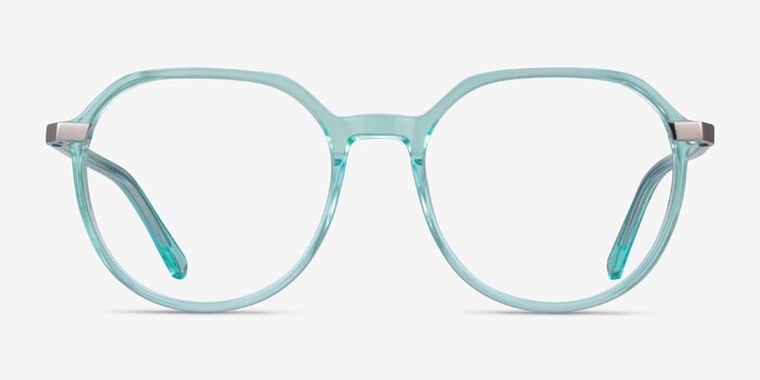 Niagara Clear Green Acetate Eyeglass Frames from EyeBuyDirect