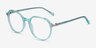 Niagara Clear Green AcetateEyeglass Frames from EyeBuyDirect, Angle View