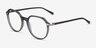 Niagara Clear Khaki Green AcetateEyeglass Frames from EyeBuyDirect, Angle View