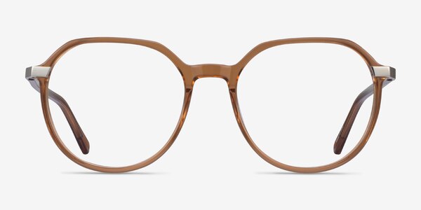Niagara Clear Brown Acetate Eyeglass Frames