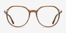 Niagara Clear Brown AcetateEyeglass Frames from EyeBuyDirect, Front View