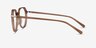Niagara Clear Brown AcetateEyeglass Frames from EyeBuyDirect, Side View