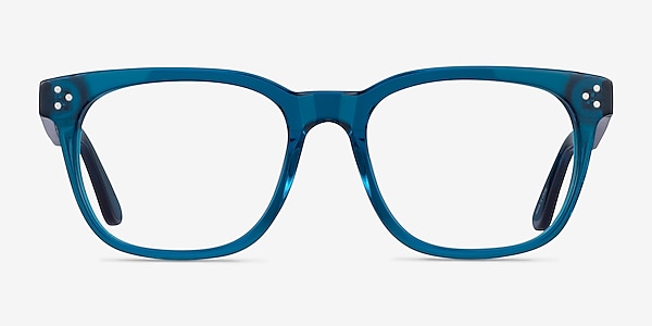 Adriatic Clear Blue Acetate Eyeglass Frames