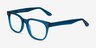 Adriatic Clear Blue AcetateEyeglass Frames from EyeBuyDirect, Angle View