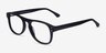 Galveston Black AcetateEyeglass Frames from EyeBuyDirect, Angle View