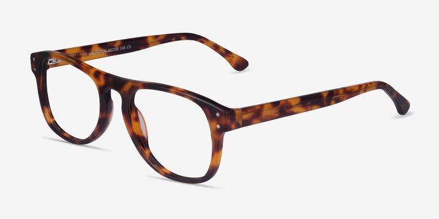 Galveston Tortoise AcetateEyeglass Frames from EyeBuyDirect, Angle View