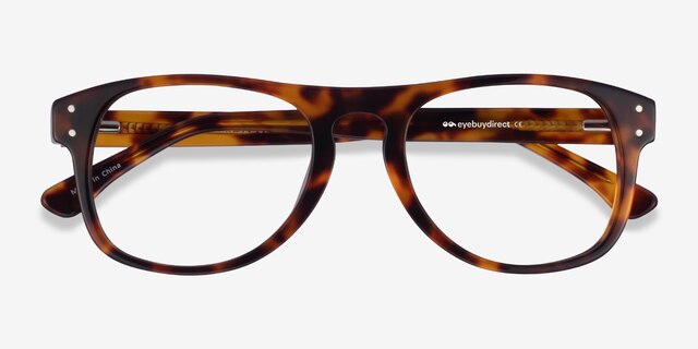 Galveston Tortoise AcetateEyeglass Frames from EyeBuyDirect, Closed View
