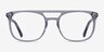 Eclipse Clear Gray AcetateEyeglass Frames from EyeBuyDirect, Front View