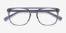 Eclipse Clear Gray AcetateEyeglass Frames from EyeBuyDirect, Closed View