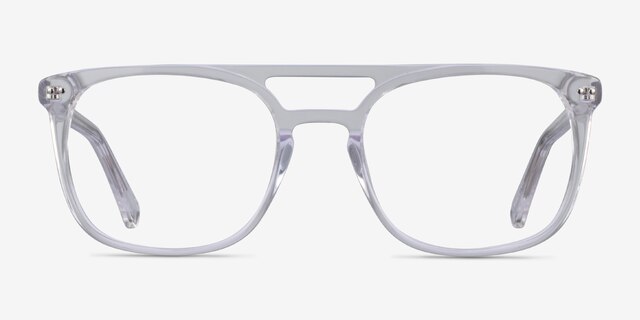 Eclipse Clear AcetateEyeglass Frames from EyeBuyDirect, Front View