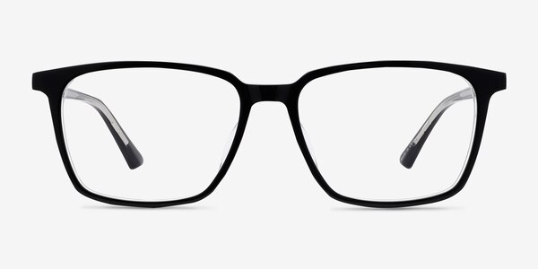 Juliana Black   Clear Acetate Eyeglass Frames