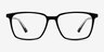 Juliana Black   Clear AcetateEyeglass Frames from EyeBuyDirect, Front View
