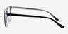 Juliana Black   Clear AcetateEyeglass Frames from EyeBuyDirect, Side View