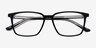 Juliana Black   Clear AcetateEyeglass Frames from EyeBuyDirect, Closed View