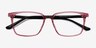 Juliana Glitter Pink   Black AcetateEyeglass Frames from EyeBuyDirect, Closed View