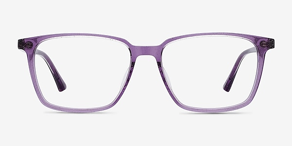 Juliana Glitter Purple Acetate Eyeglass Frames