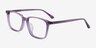 Juliana Glitter Purple AcetateEyeglass Frames from EyeBuyDirect, Angle View