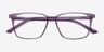 Juliana Glitter Purple AcetateEyeglass Frames from EyeBuyDirect, Closed View